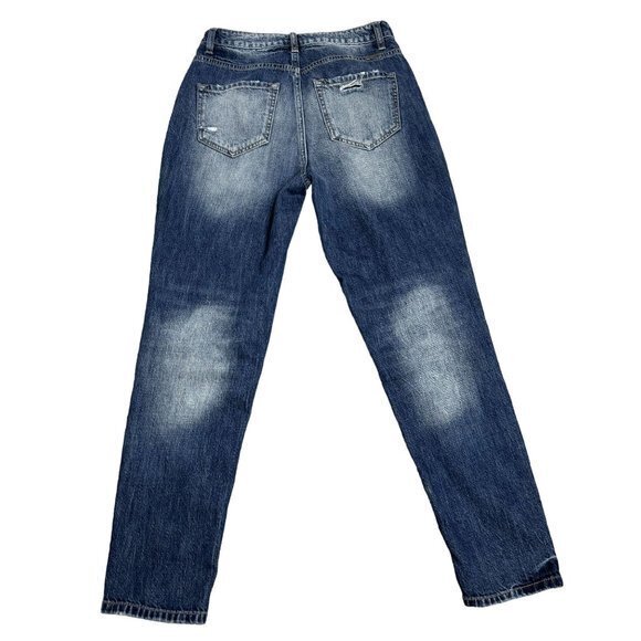 Kancan Estilo Size 3 / 25 Blue Distressed Jeans - Picture 8 of 8